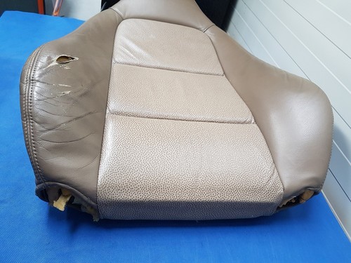 BMW Z3 Beifahrer Sitz Oberteil Leder beige Rücken Lehne Polster Reparatur Teil – Bild 10