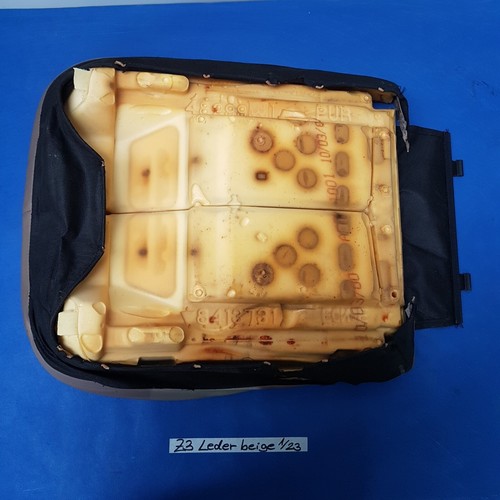 BMW Z3 Fahrer Sitz Unterteil Leder beige Sitzkissen Polster Teil + Bezug LINKS  – Bild 8