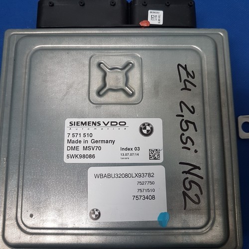 BMW Z4 E85 Motorsteuergerät  7571510  N52 Motor 7537408 EWS Modul 9145349