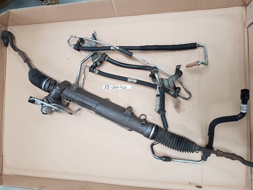 BMW X3 E83 englisches Servo Lenkgetriebe + Leitung steering rack gear ABHOLUNG  – Bild 2