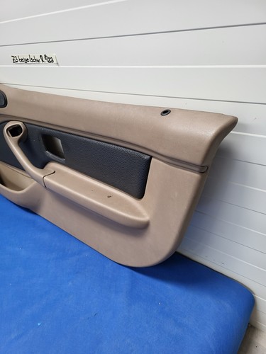 BMW Z3 Roadster Tür Verkleidung schwarz beige Türtafel Tür Pappe RECHTS + Griff