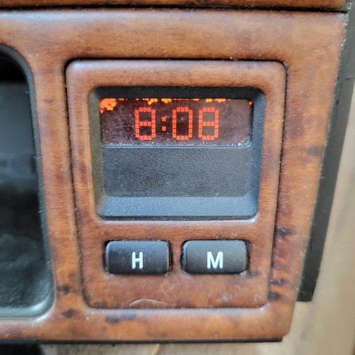 BMW Z3 Roadster Mittelkonsole Klima Blende Holz Optik 8410710 + Digital Uhr 