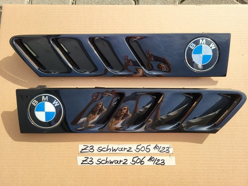BMW Z3 Roadster Lufteinlass Ki​emen Ziergitter Motorhaube Schwarz R+L – Bild 1