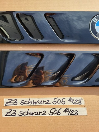 BMW Z3 Roadster Lufteinlass Ki​emen Ziergitter Motorhaube Schwarz R+L – Bild 3
