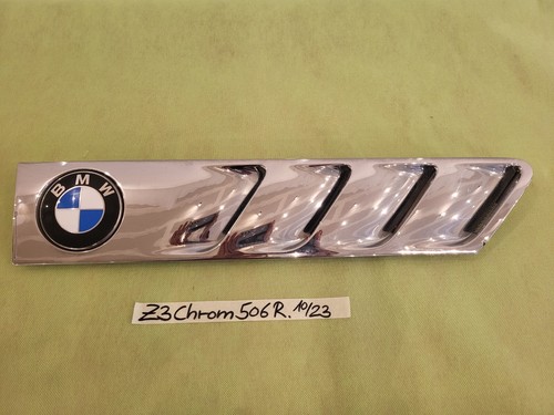 BMW Z3 Lufteinlass Ki​emen Ziergitter Motorhaube Chrom Silber RECHTS  8397506 – Bild 1
