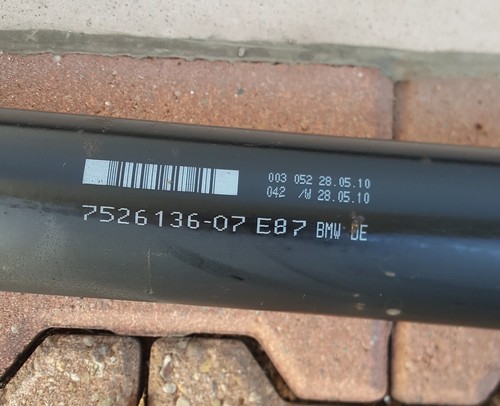 BMW E87 E81  E82  E88 Kardanwelle N47 Gelenk Welle Automatik  7526136 ABHOLUNG – Bild 2