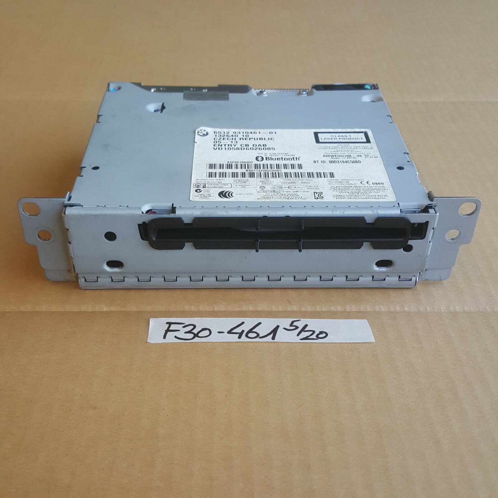 BMW F20 F21 F30 F31 F34 F32 F33 Bluetooth Navi CD Radio BMW Professional 9310461 – Bild 1