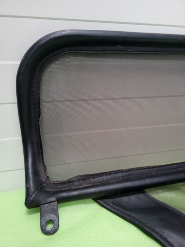 BMW Z3 Roadster Windschott Windschutz Abweiser Wind Stop Netz Löcher ! + Rahmen  – Bild 4