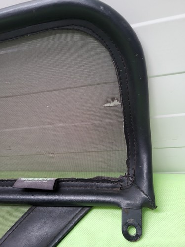 BMW Z3 Roadster Windschott Windschutz Abweiser Wind Stop Netz Löcher ! + Rahmen  – Bild 6