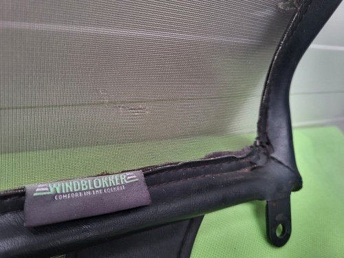 BMW Z3 Roadster Windschott Windschutz Abweiser Wind Stop Netz Löcher ! + Rahmen  – Bild 7