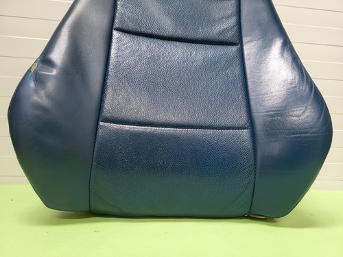 BMW Z3 Roadster Coupe Bei-Fahrer Sitz Oberteil Leder blau Rückenlehne – Bild 7