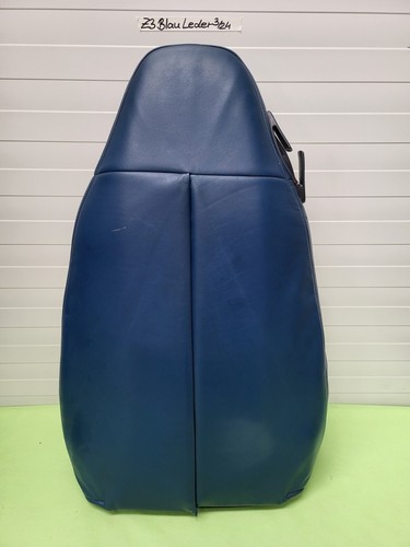 BMW Z3 Roadster Coupe Bei-Fahrer Sitz Oberteil Leder blau Rückenlehne – Bild 10