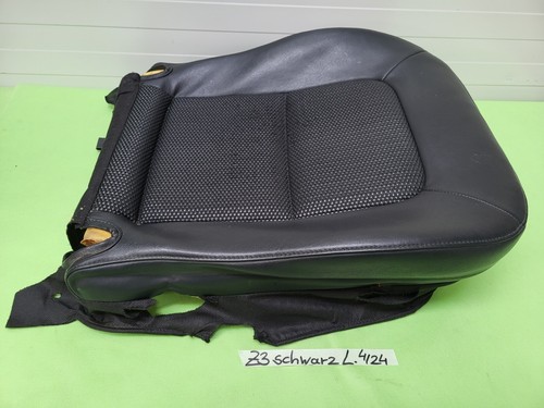 BMW Z3 Roadster Fahrer Sitz Kissen Unterteil Kunst Leder schwarz black  LINKS