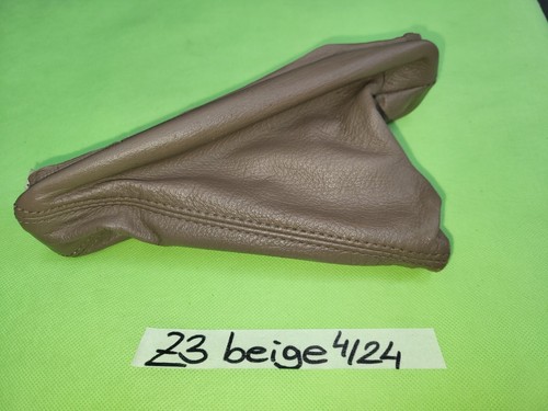 BMW Z3 Roadster Coupe Abdeckung für Handbremshebel Leder Sack Handbremse Beige – Bild 1