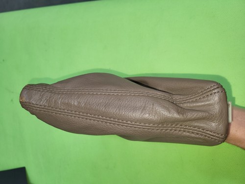 BMW Z3 Roadster Coupe Abdeckung für Handbremshebel Leder Sack Handbremse Beige – Bild 8