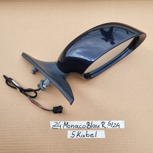 BMW  Z4 E85 E86 Seiten Außen Spiegel rechts ODER links Monaco blau A35 ABHOLUNG