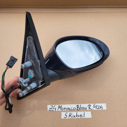 BMW  Z4 E85 E86 Seiten Außen Spiegel rechts ODER links Monaco blau A35 ABHOLUNG