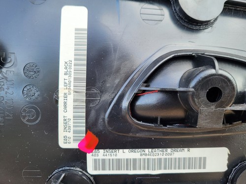 BMW Z4 E85 E86 Fahrer Türverkleidung LINKS Leder Oregon rot grau – Bild 6