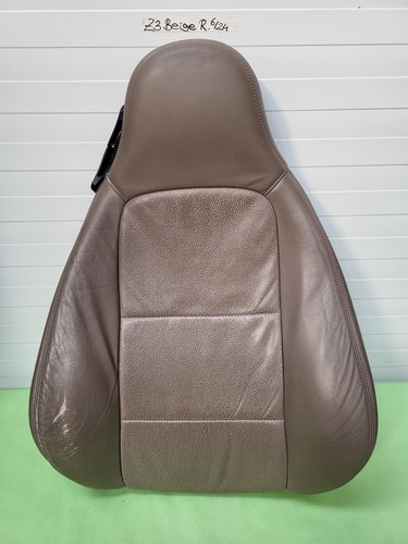 BMW Z3 Beifahrer Sitz Oberteil Leder beige Rücken Lehne Bezug RECHTS  – Bild 1