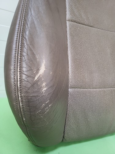 BMW Z3 Beifahrer Sitz Oberteil Leder beige Rücken Lehne Bezug RECHTS  – Bild 4