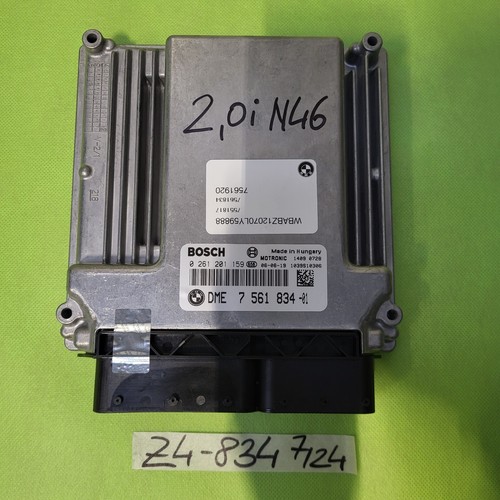 BMW Z4 E85 Steuergerät N46 Motor 7561834 EWS Modul 9127086 mit 1 Schlüssel Chip – Bild 2