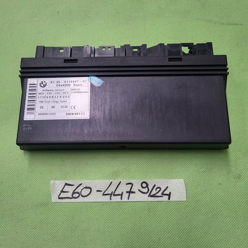 BMW E60 E61 E63 E64 Steuergerät Karosserie Gateway Modul KBM Basis  9114447 – Bild 1
