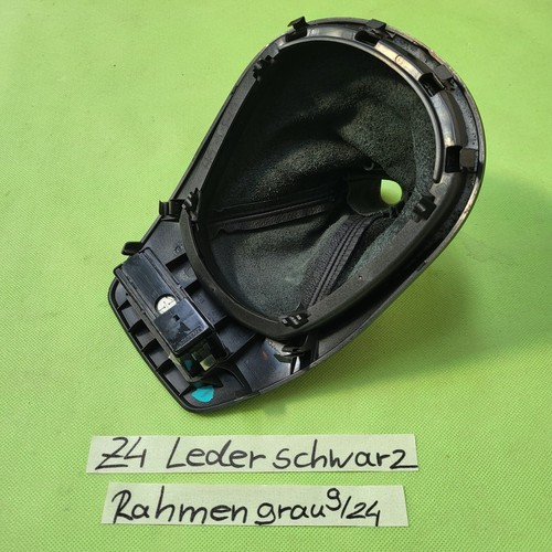 BMW Z4 E85 Schaltsack Leder Manschette Black Blende Schaltkulisse Grau 7026221 