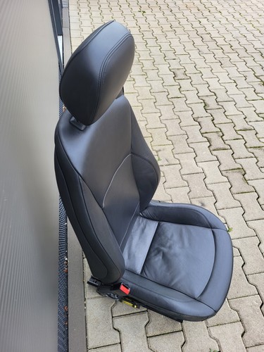BMW Z4 E85 Fahrer Sitz Leder schwarz  VORNE LINKS mit  Sitzheizung ABHOLUNG – Bild 3