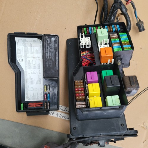 BMW Z3 Sicherungskasten Deckel Relais Sicherungen Front Kabelbaum Klima Stecker