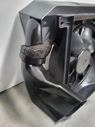 BMW Z3 Roadster Luft Schlauch Rohr Luftkanal Schnorchel 1743351 +Halter + Lüfter – Bild 3