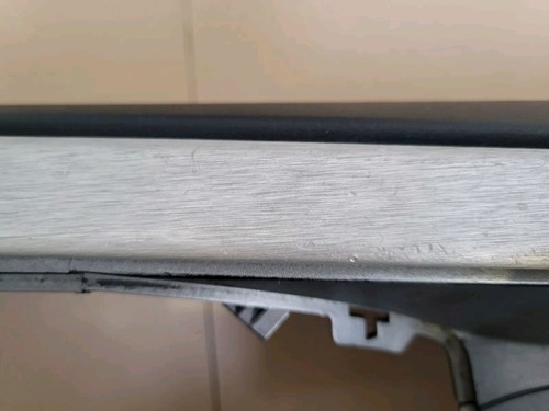 BMW Z4 E85 E86 Mittelkonsole schwarz Alu Verkleidung Aluminium Blende Kratzer 