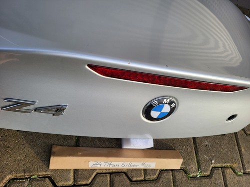 BMW Z4 E85 Heckklappe Kofferraum Klappe Heckdeckel Titan Silber 354  ABHOLUNG – Bild 5
