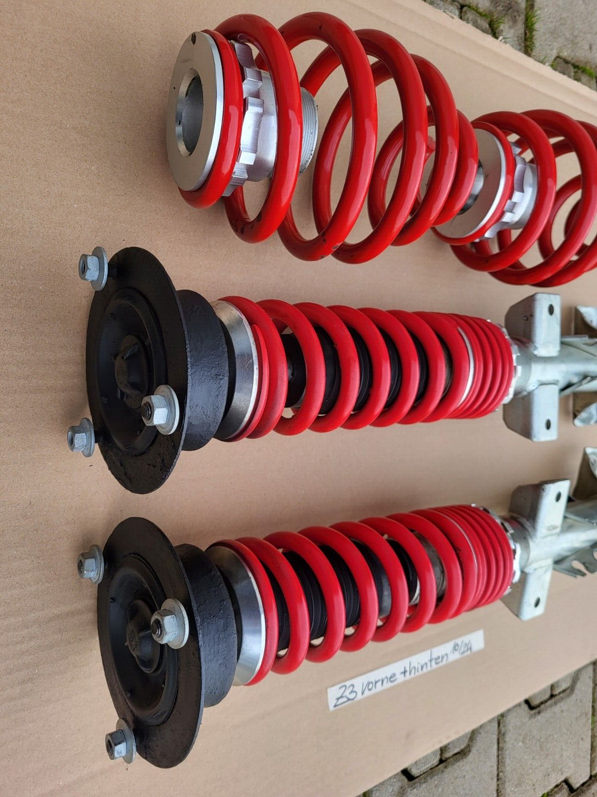 BMW E36 + Z3 TA Gewinde Fahrwerk Feder Fahrwerksfeder VORNE HINTEN rechts links – Bild 2