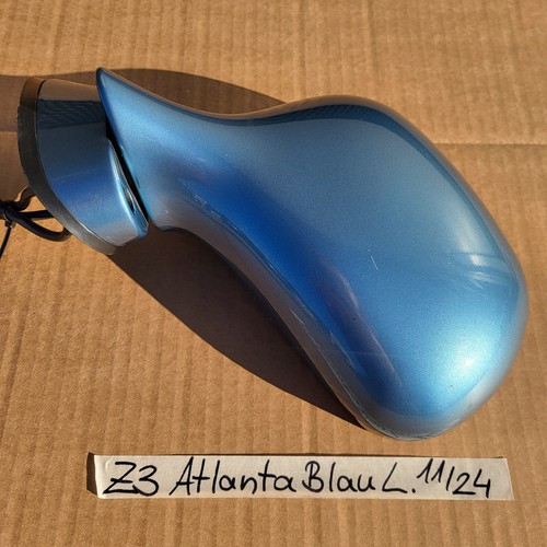 Spiegel BMW Z3 Roadster Seiten Außen Spiegel Kappe Gehäuse LINKS Atlanta blau  – Bild 4
