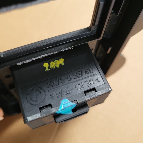 BMW Z3 Roadster Alarm Schalter Kontroll Leuchte 8357417 Einbau Rahmen 8399321