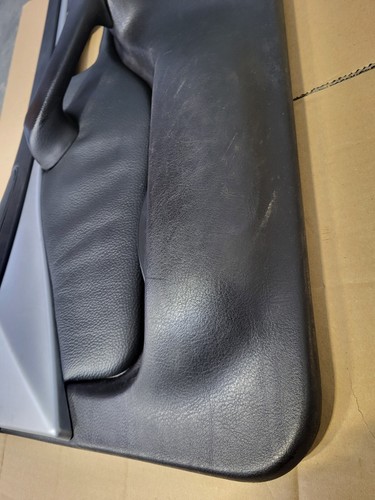 BMW Z3 Tür Verkleidung Leder Schwarz RECHTS + Griff + Chrom Leiste Airbag-Klappe – Bild 11