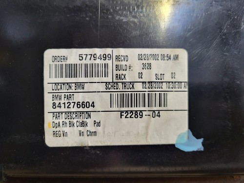 BMW Z3 Tür Verkleidung Leder Schwarz RECHTS + Griff + Chrom Leiste Airbag-Klappe – Bild 13