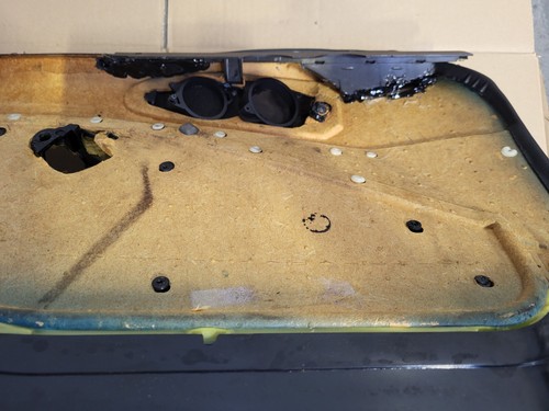 BMW Z3 Tür Verkleidung Leder Schwarz RECHTS + Griff + Chrom Leiste Airbag-Klappe – Bild 17