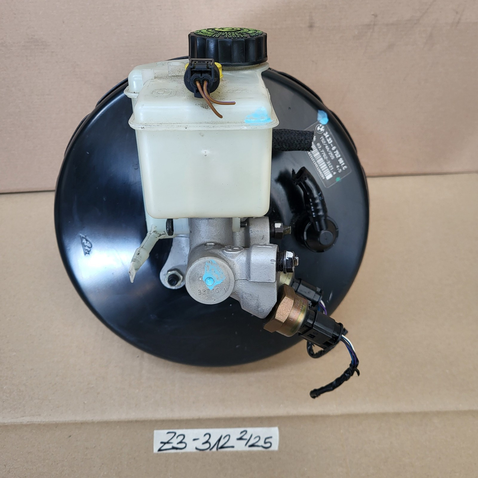 BMW E36 Z3 Bremskraftverstärker Hauptbremszylinder Bremse Bremsanlage 6752981 – Bild 1
