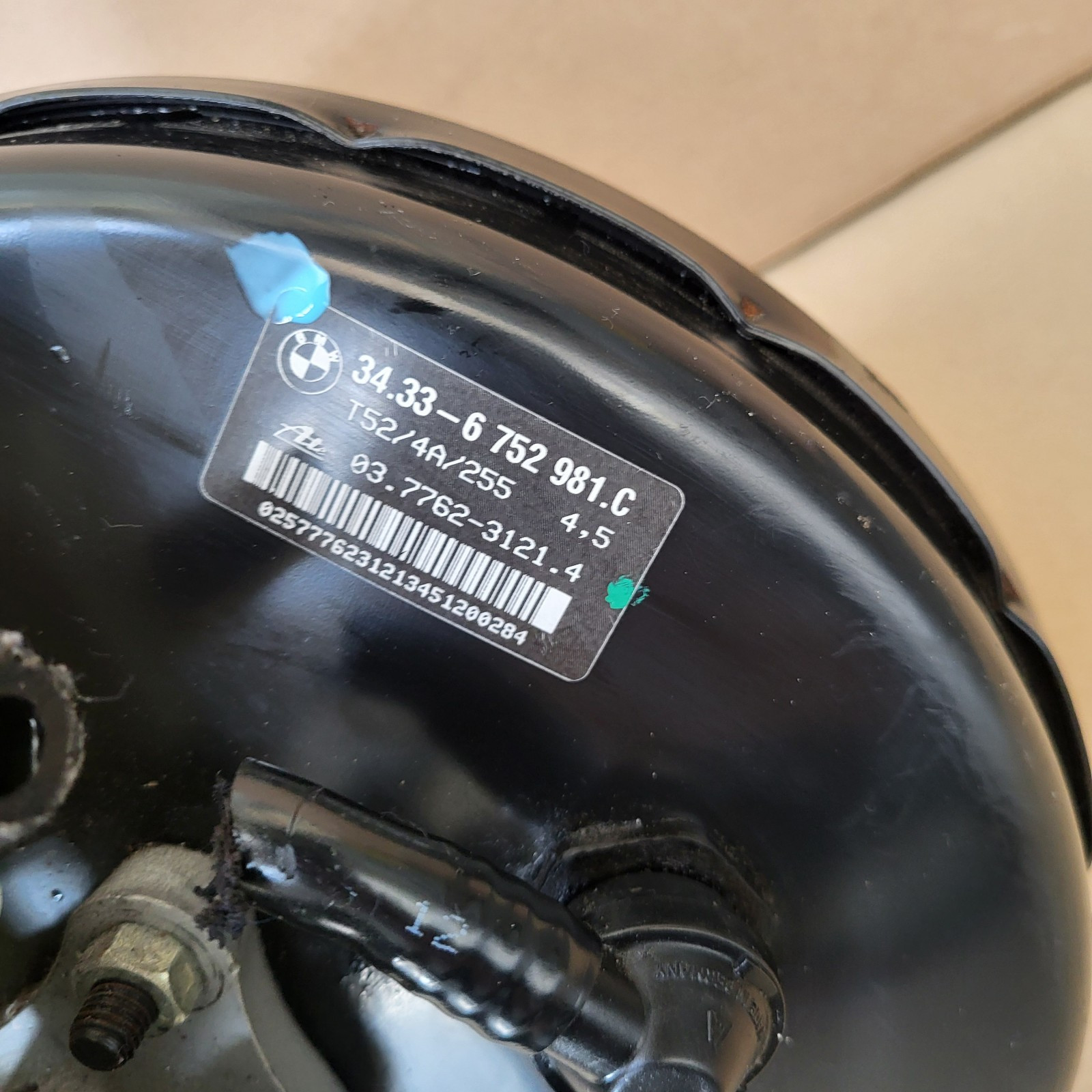 BMW E36 Z3 Bremskraftverstärker Hauptbremszylinder Bremse Bremsanlage 6752981 – Bild 2