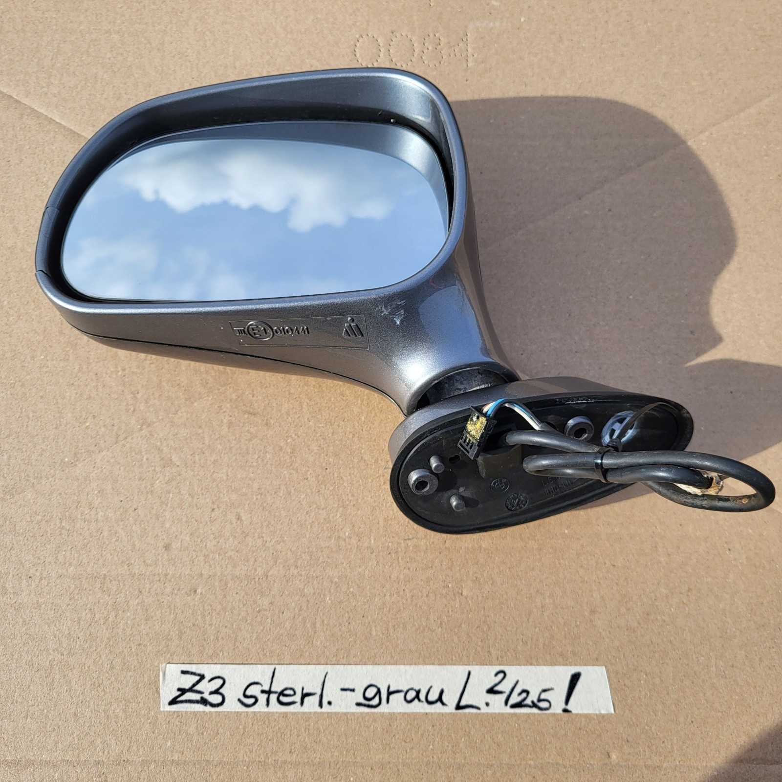 BMW Z3 Roadster Coupe Seiten Außen Spiegel LINKS sterling Grau Metallic RHD – Bild 1