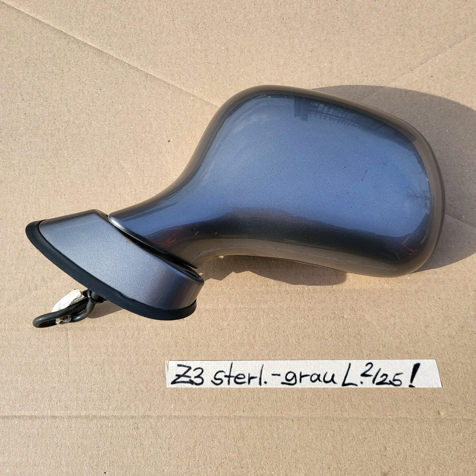BMW Z3 Roadster Coupe Seiten Außen Spiegel LINKS sterling Grau Metallic RHD – Bild 2