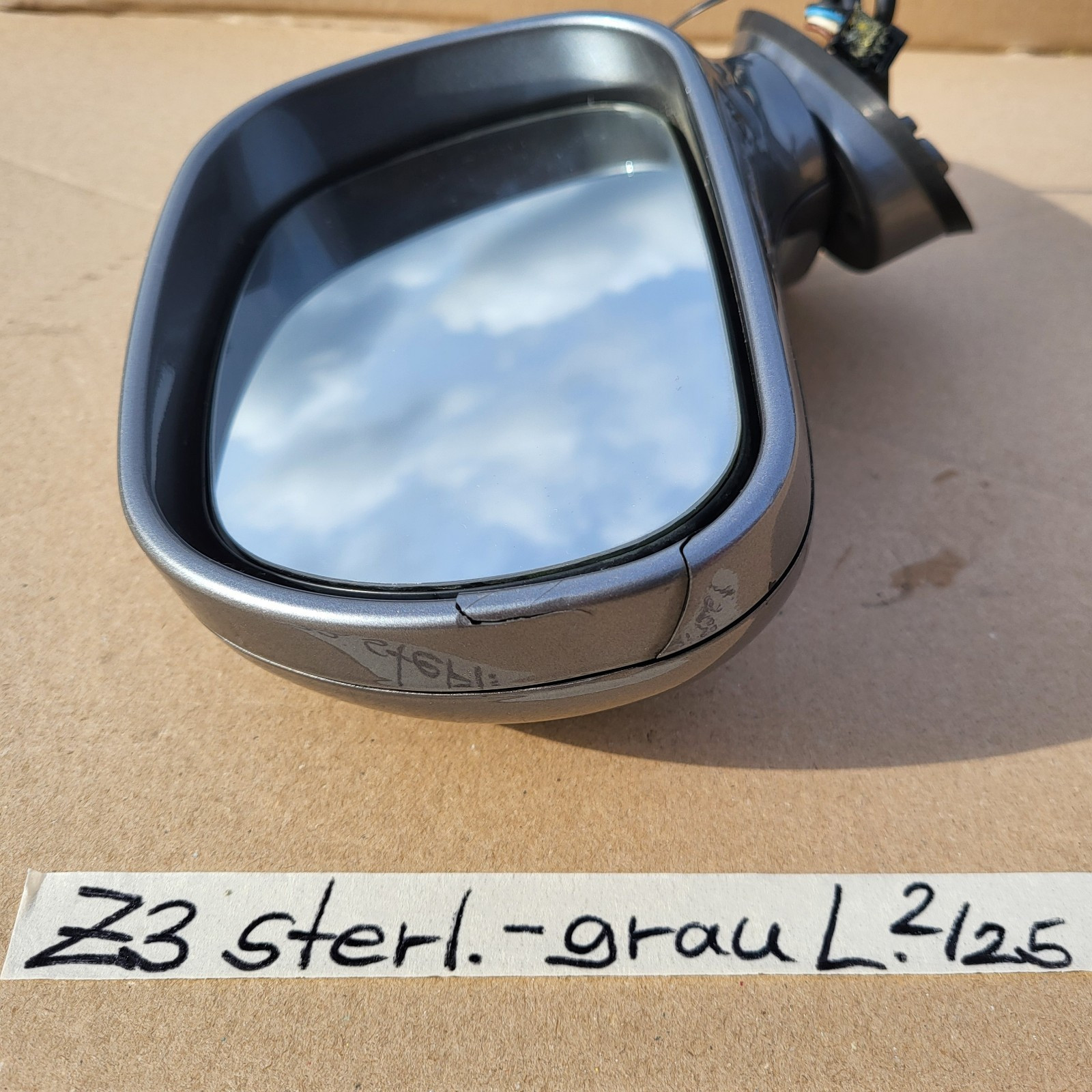 BMW Z3 Roadster Coupe Seiten Außen Spiegel LINKS sterling Grau Metallic RHD – Bild 8