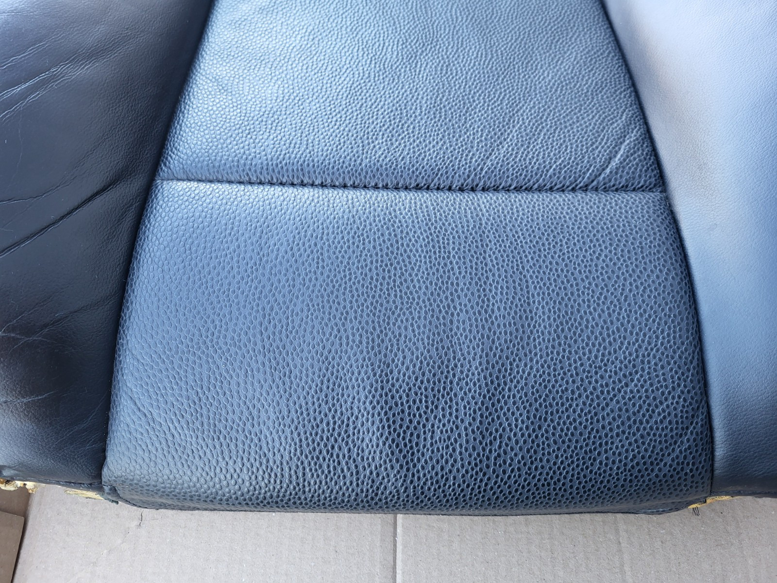 BMW Z3 Roadster Beifahrer Sitz Oberteil Lehne Leder schwarz Rückenlehne Point  – Bild 12