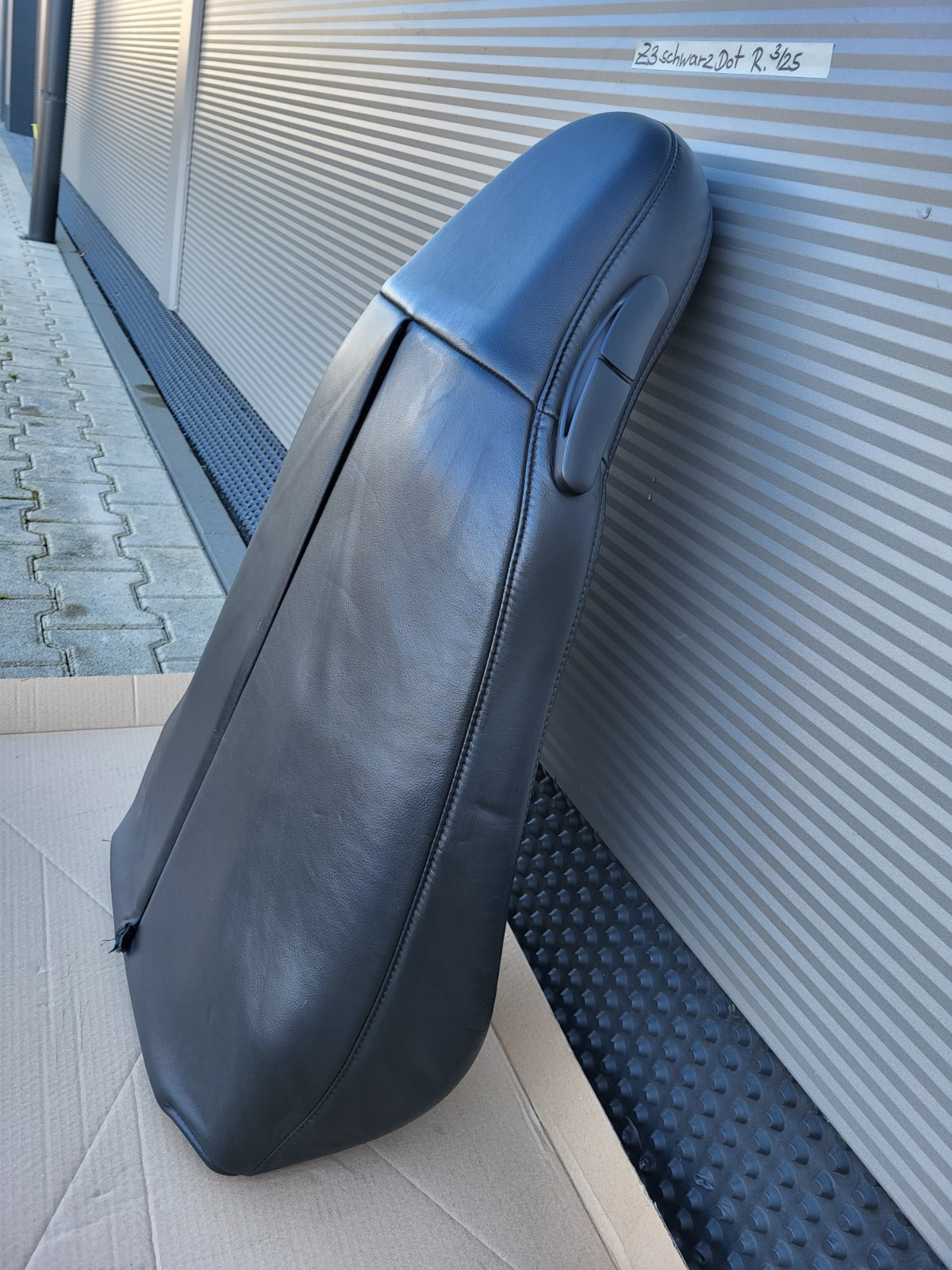 BMW Z3 Roadster Beifahrer Sitz Oberteil Lehne Leder schwarz Rückenlehne Point  – Bild 9