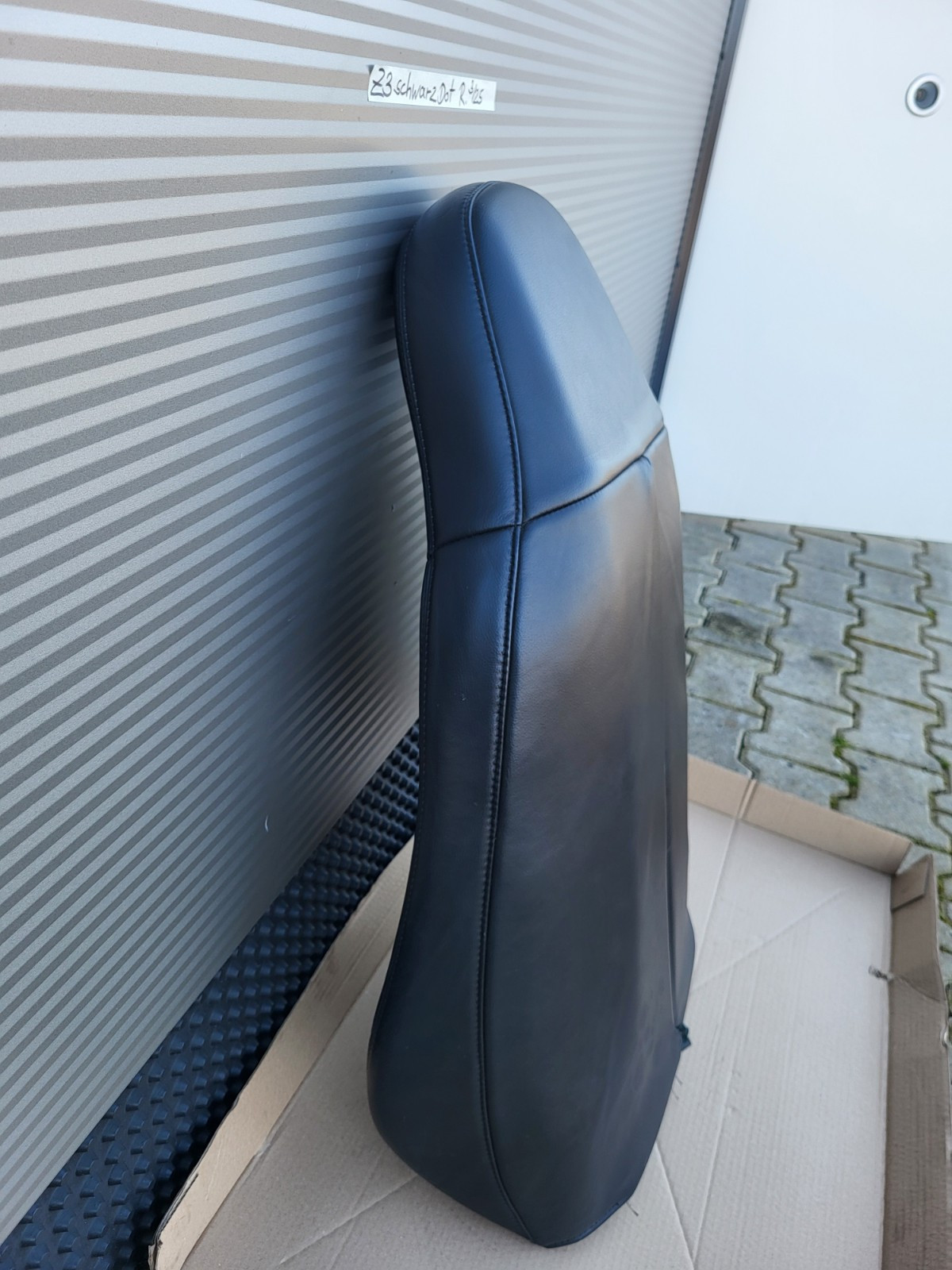 BMW Z3 Roadster Beifahrer Sitz Oberteil Lehne Leder schwarz Rückenlehne Point  – Bild 10