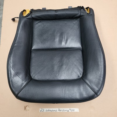 BMW Z3 Roadster Fahrer Sitz Kissen Unterteil Leder schwarz black Sitz Heizung  – Bild 1