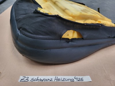BMW Z3 Roadster Fahrer Sitz Kissen Unterteil Leder schwarz black Sitz Heizung  – Bild 7