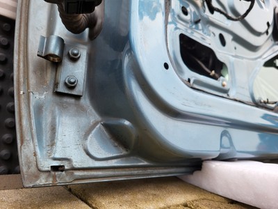 BMW Z3 Coupe + Roadster Fahrer Tür LINKS Atlanta blau metallic ABHOLUNG 