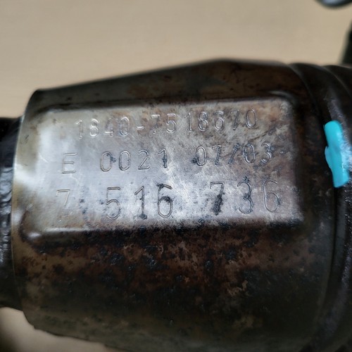 BMW Z4 E85 Katalysator hinten Abgas Krümmer kurz 7516736 Auspuff M54 Motor 2,5i – Bild 2